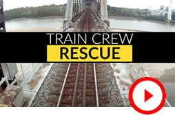 Train Crew Rescue Video