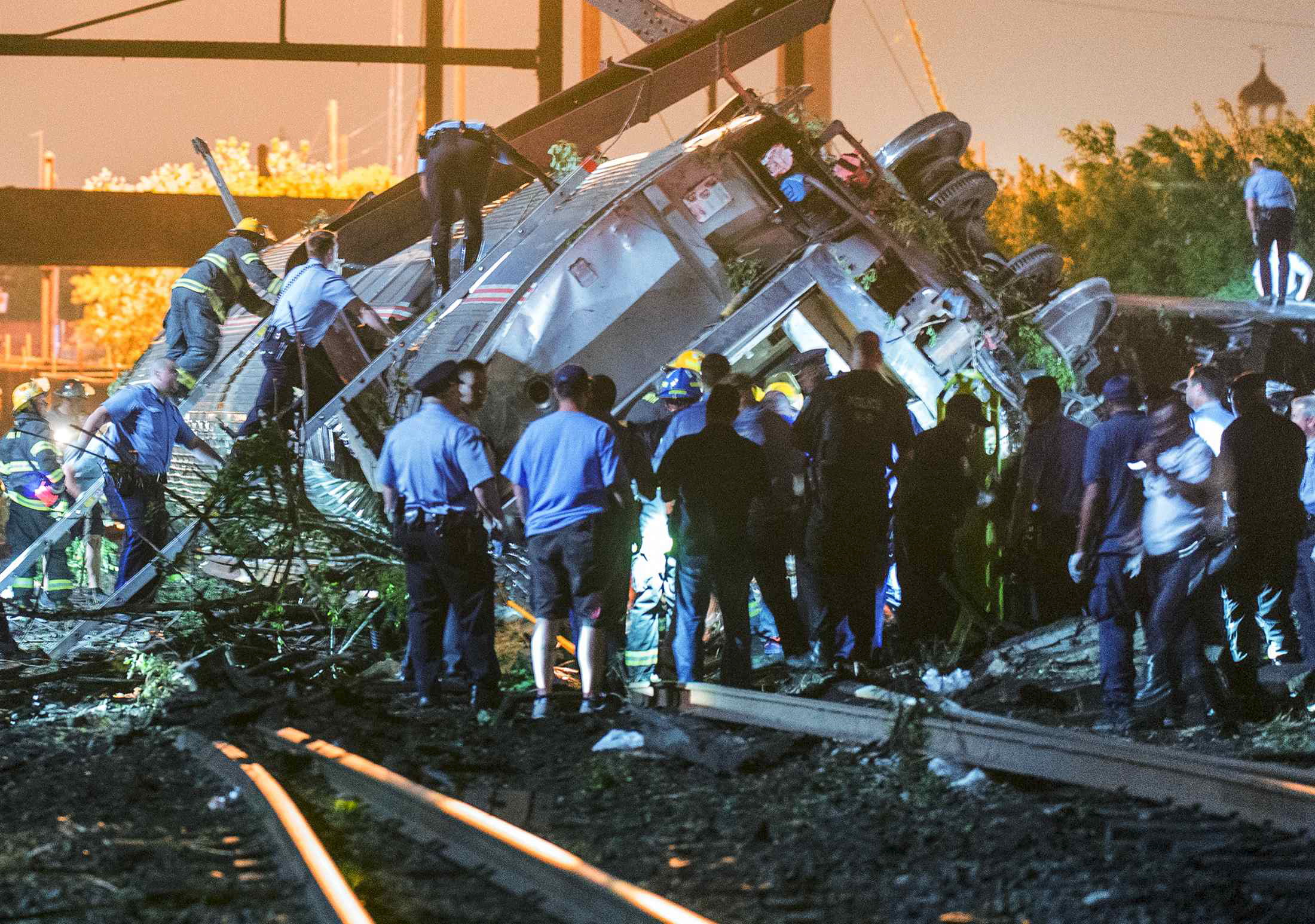 An Amtrak derailment.