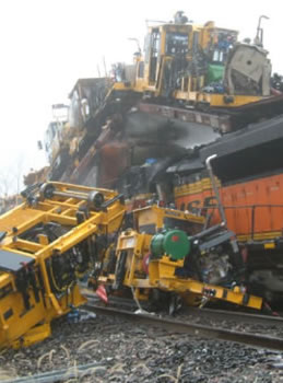 The BNSF Coal train collision.