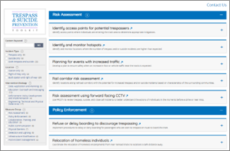 Trespass & Suicide Prevention Toolkit