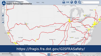 FRA Safety Map view