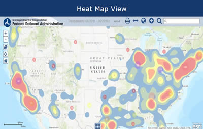 Heat Map view